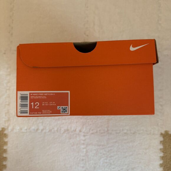 Nike Free Metcon 6 Mens 10.5 Womens 12 Barely Volt/White-Volt FJ7126-702 44.5 main image 6